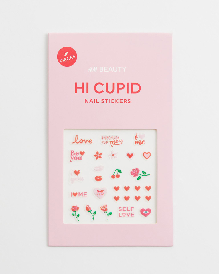 Self love nail stickers from H&M