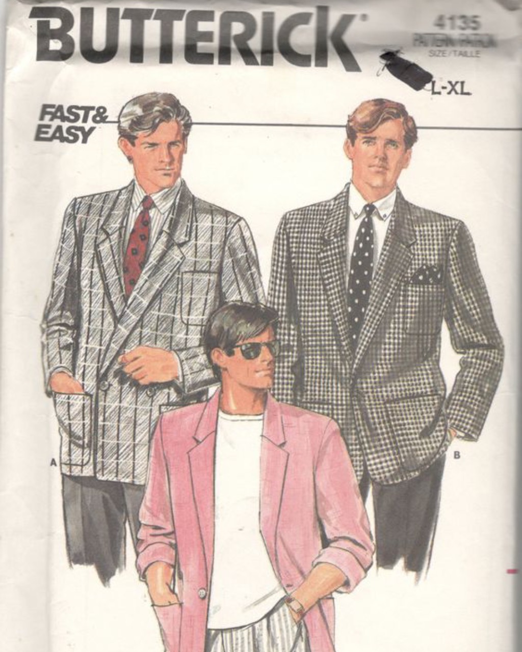 Butterick mens blazer pattern