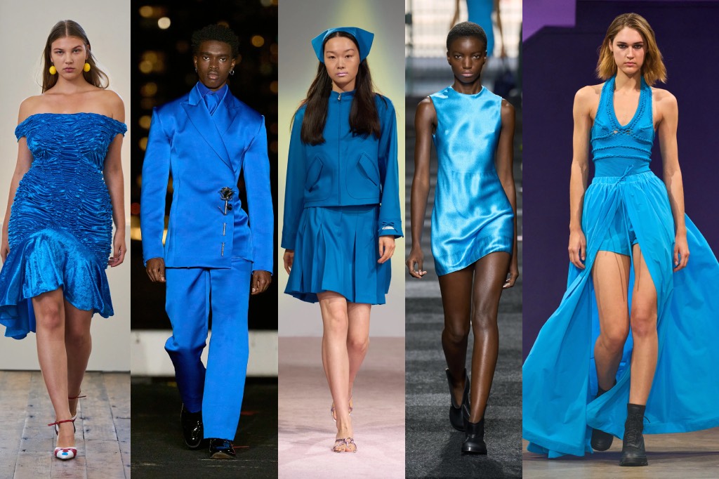 Blue SS25 Runway