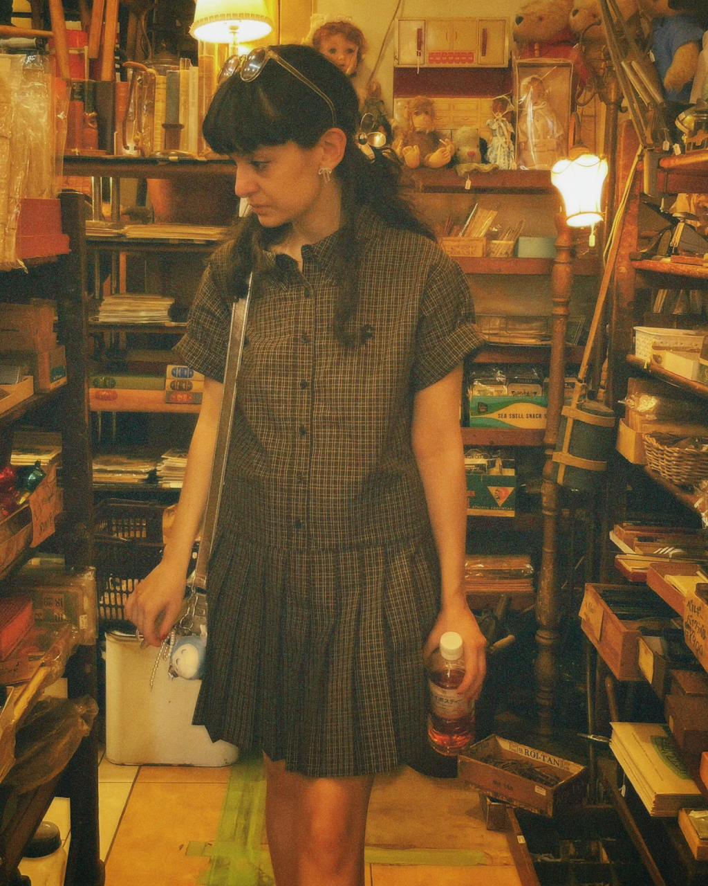 Free's Mart brown dress