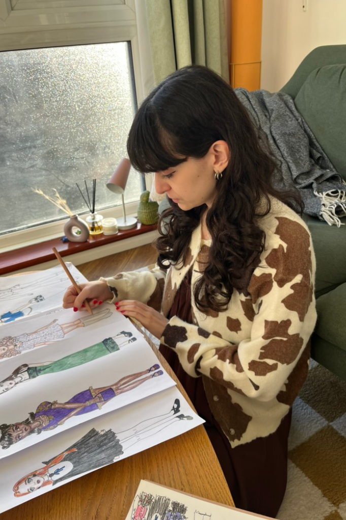 Next kids cow print cardigan