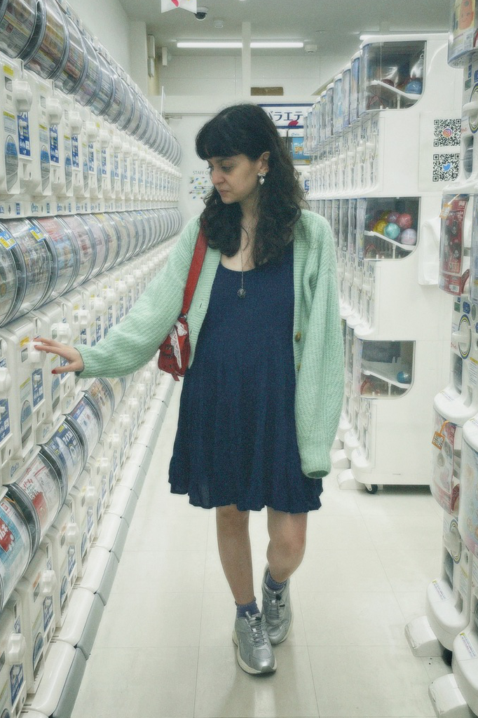 Forever 21 Navy tiered dress