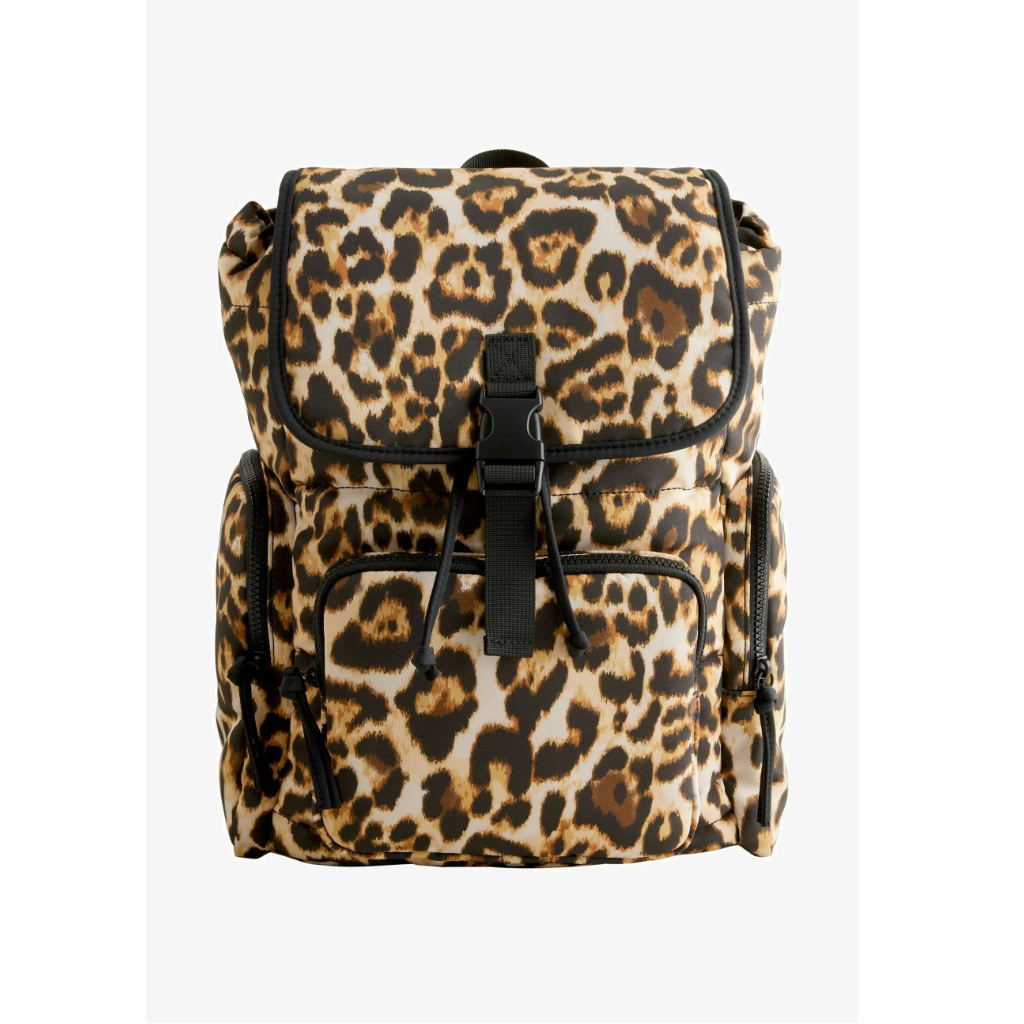 Next leopard print backpack
